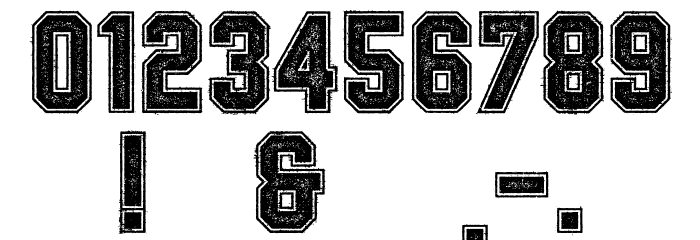 SablonUp-CollegeAlt Font OTHER CHARS