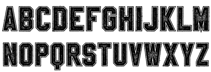 SablonUp-CollegeAlt Font LOWERCASE