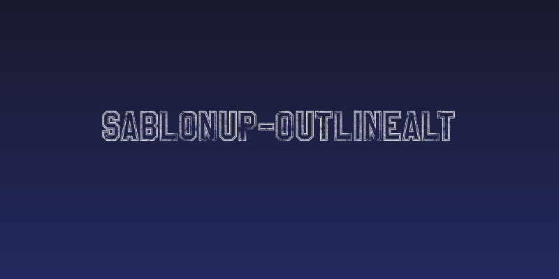 SablonUp-OutlineAlt Social Header
