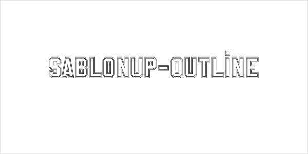 SablonUp-Outline Logo