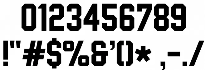 SablonUp-Regular Font OTHER CHARS