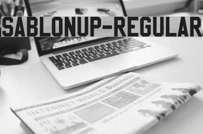 SablonUp-Regular Font examples