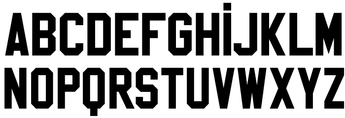 SablonUp-Regular Font LOWERCASE
