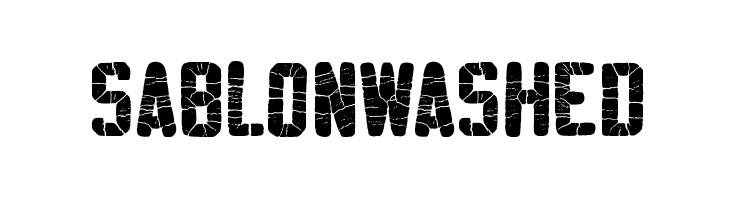 SablonWashed Font