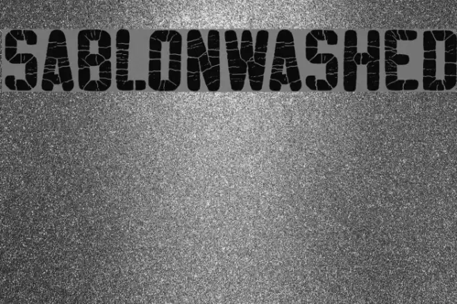 SablonWashed Font examples