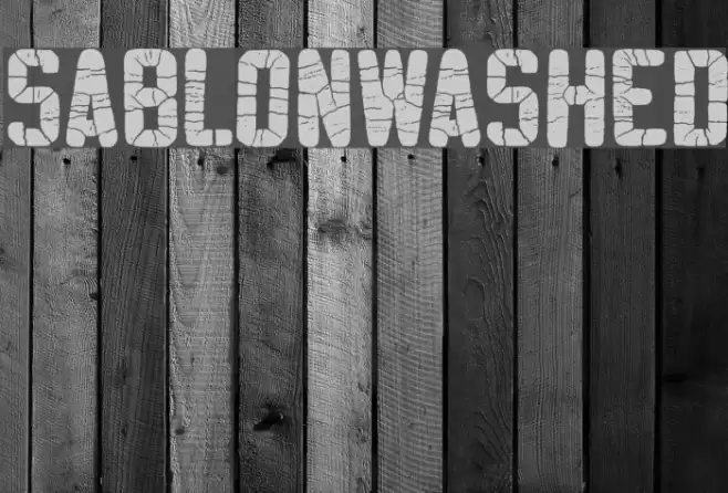 SablonWashed Font examples