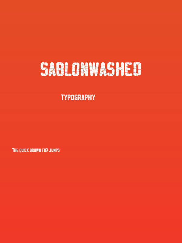 SablonWashed Poster