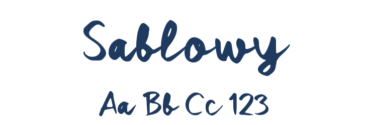 Sablowy Font Preview