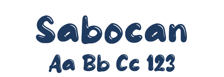 Sabocan Font Preview