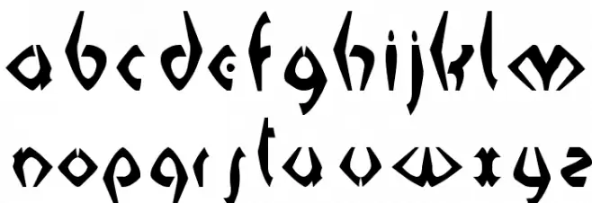 Sabomaster Uh! フォント 小文字