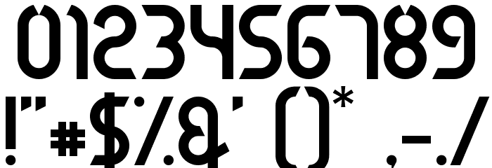 Sabomaster Font OTHER CHARS