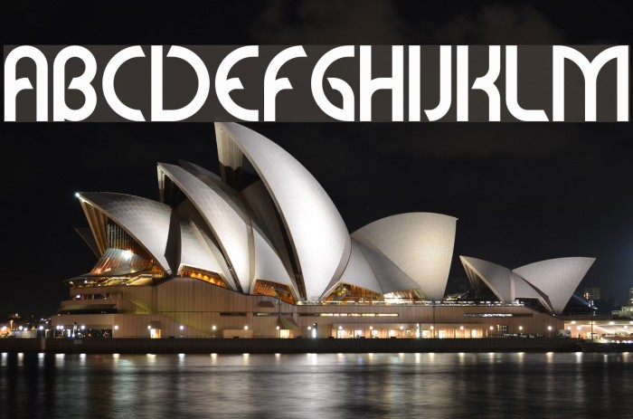 Sabomaster Font examples