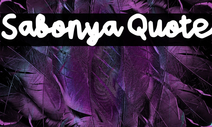 Sabonya Quote Example 2