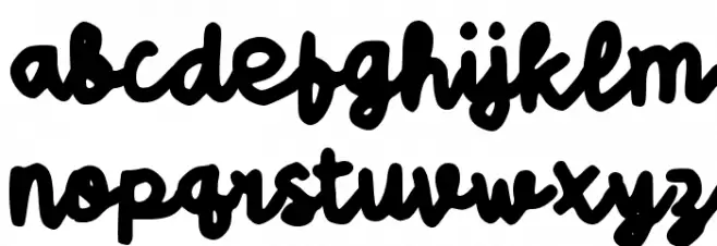 Sabonya Quote Font LOWERCASE