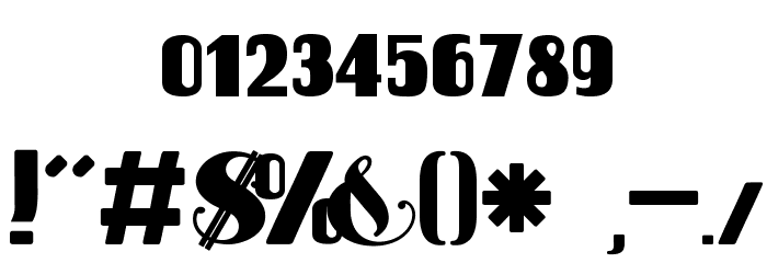 SaborLimitedFreeVersion Font OTHER CHARS