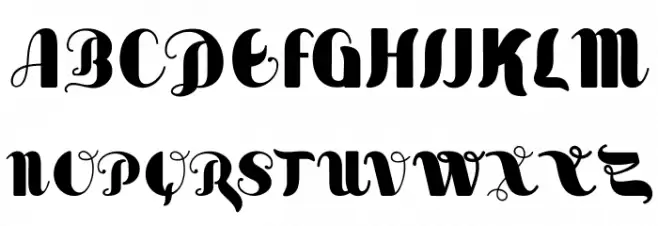 SaborLimitedFreeVersion Font Litere mari
