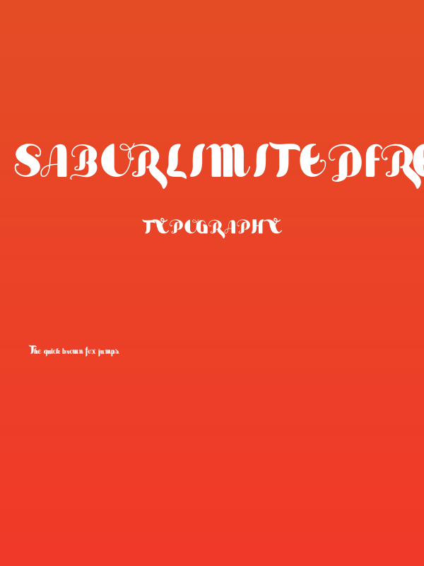 SaborLimitedFreeVersion Poster