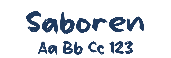 Saboren Font Preview