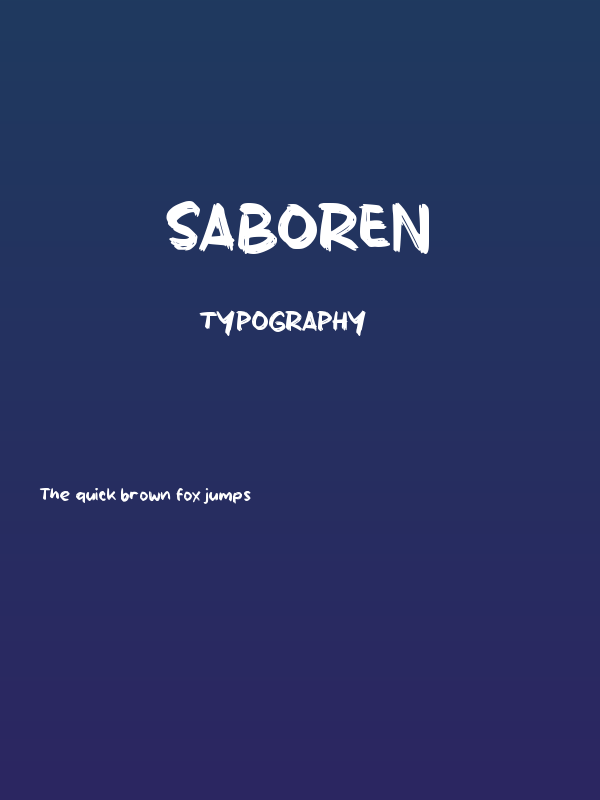 Saboren Poster