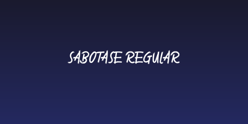 Sabotase Regular Social Header