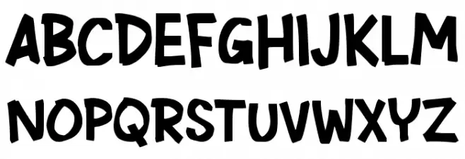 Sabote フォント 大文字