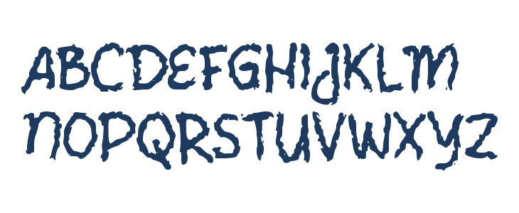 Sabraon Rough Uppercase