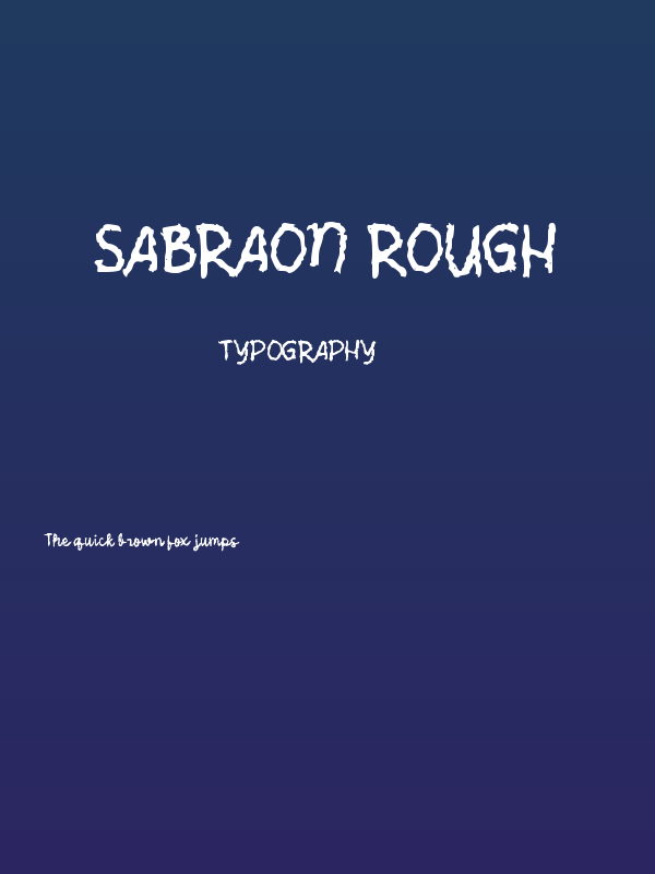Sabraon Rough Poster