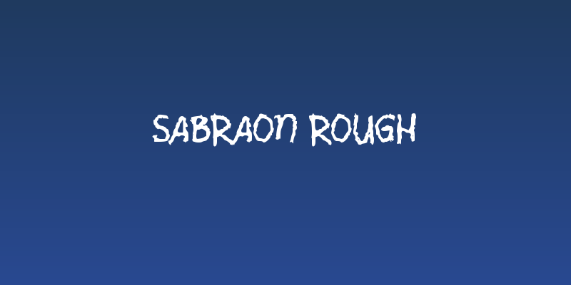 Sabraon Rough Social Header