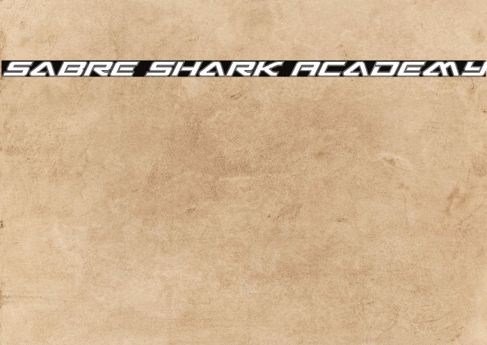 Sabre Shark Academy Example 1