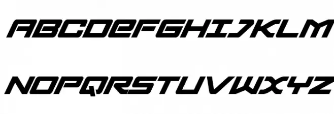 Sabre Shark Bold Condensed خط أحرف كبيرة