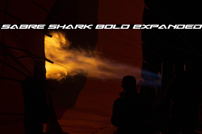 Sabre Shark Bold Expanded Example 2