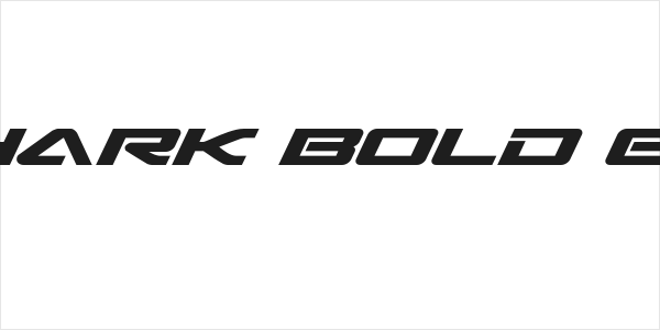 Sabre Shark Bold Expanded Logo