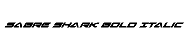 Sabre Shark Bold Italic  Fuentes Gratis Descargar