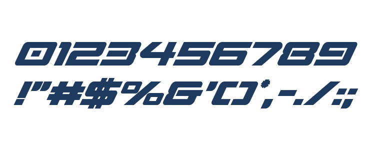 Sabre Shark Bold Semi-Condensed Other Characters