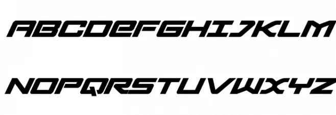 Sabre Shark Bold Semi-Condensed Fonte MAIÚSCULAS