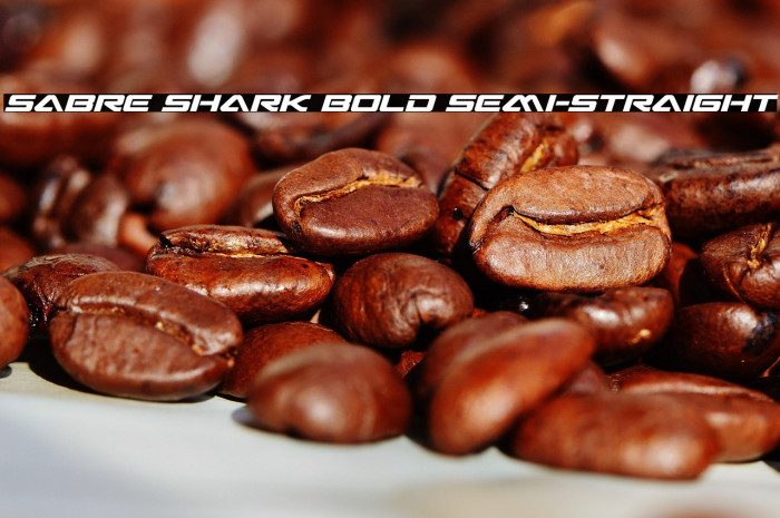Sabre Shark Bold Semi-Straight Example 3