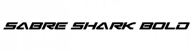 Sabre Shark Bold  Fuentes Gratis Descargar