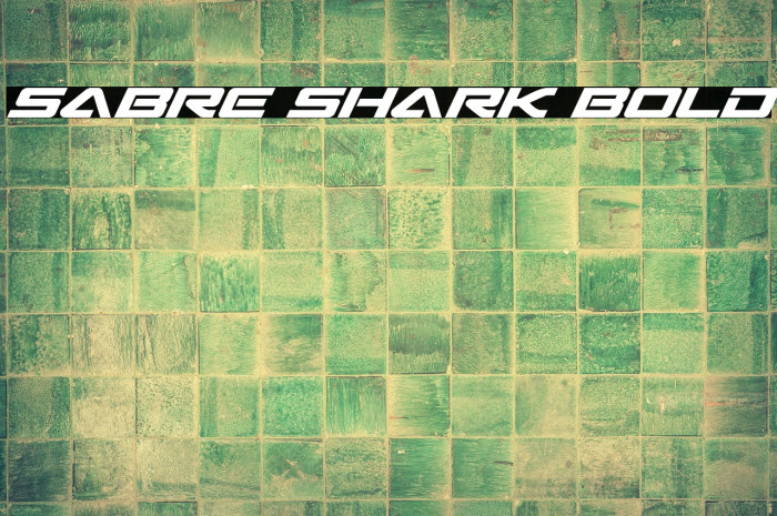 Sabre Shark Bold Example 3