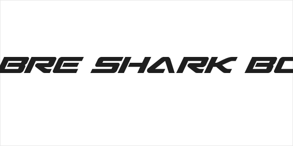 Sabre Shark Bold Logo
