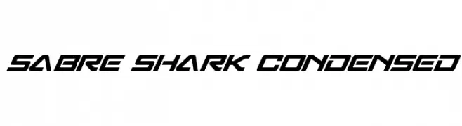 Sabre Shark Condensed  免费字体下载