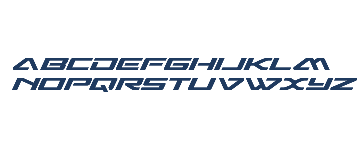 Sabre Shark Expanded Lowercase