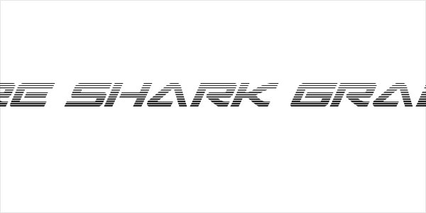 Sabre Shark Gradient Logo