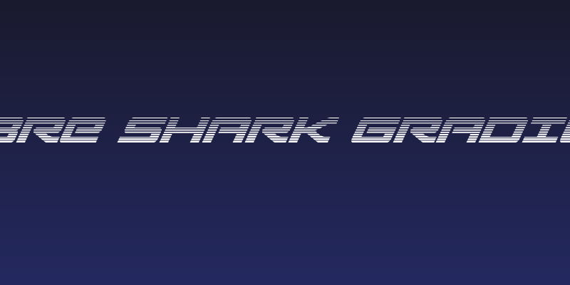 Sabre Shark Gradient Social Header
