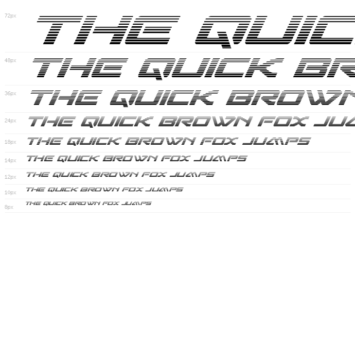 Sabre Shark Gradient Waterfall