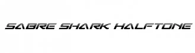 Sabre Shark Halftone  Fuentes Gratis Descargar
