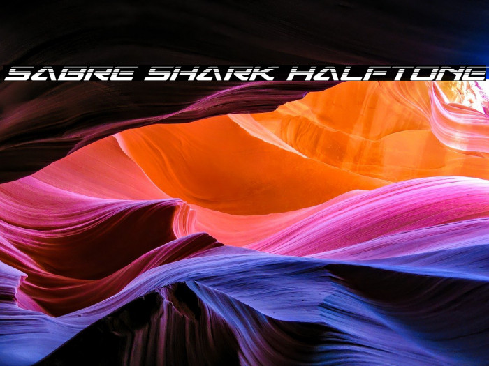 Sabre Shark Halftone Example 2