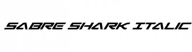 Sabre Shark Italic  नि: शुल्क फ़ॉन्ट्स डाउनलोड