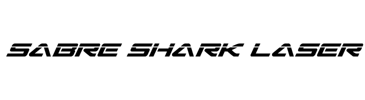 Sabre Shark Laser  Fuentes Gratis Descargar