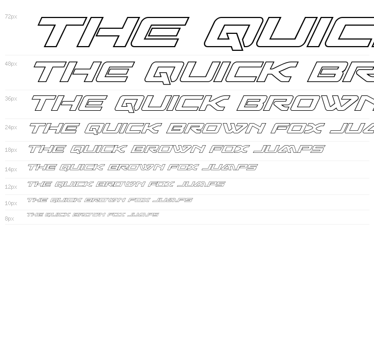 Sabre Shark Outline Waterfall