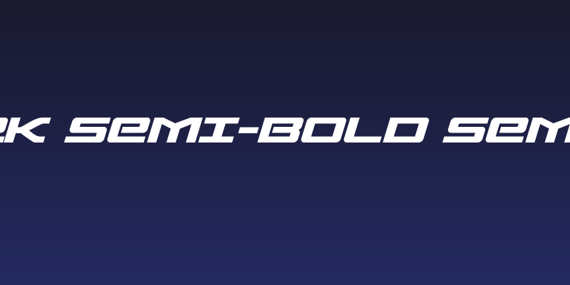 Sabre Shark Semi-Bold Semi-Straight Social Header